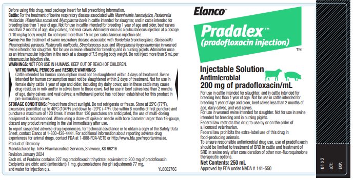 Principal Display Panel - Pradalex Label 250 mL