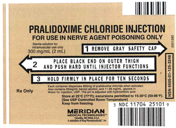 Principal Display Panel - Pralidoxime Chloride Injection, 300mg Label
