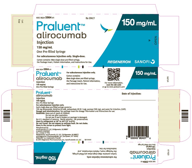 PRINCIPAL DISPLAY PANEL - 150 mg/mL Syringe Carton