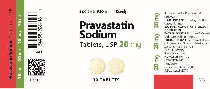 Pravastatin Sodium Tablets, USP 20mg