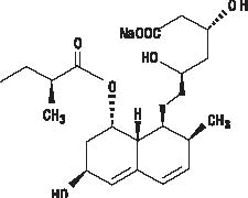 Structural Formula of Pravastatin Sodium