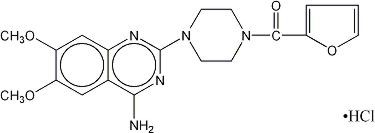 prazosin hydrochloride capsules structural formula