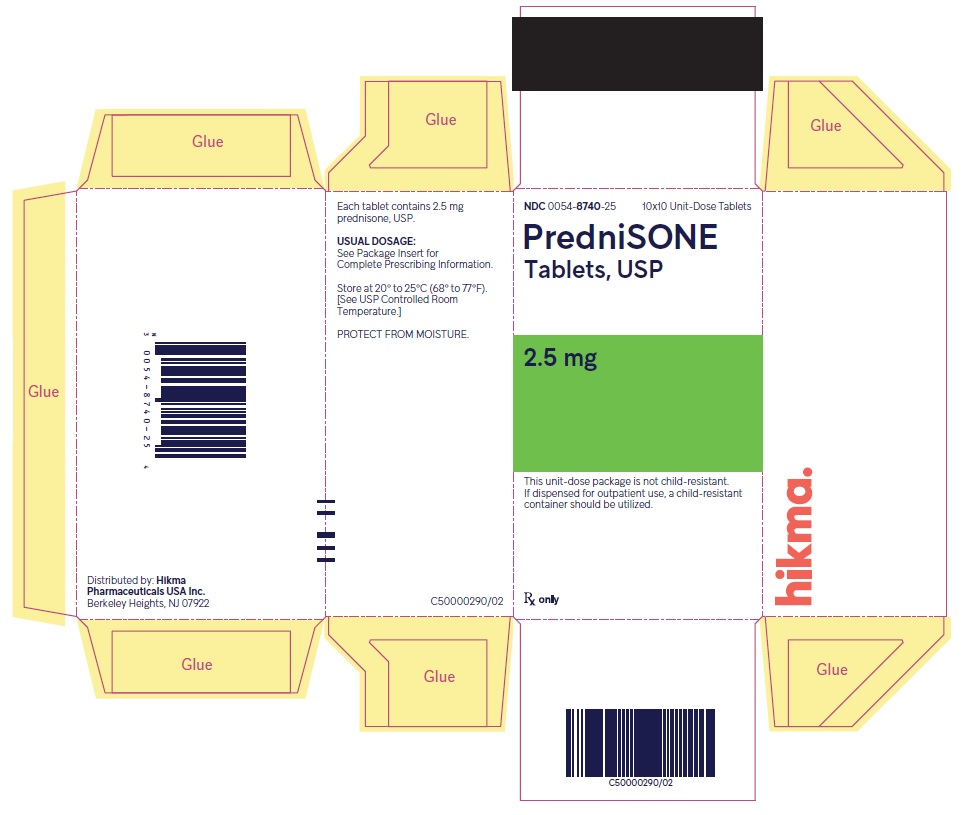 2.5 mg Unit Dose Carton - 10x10