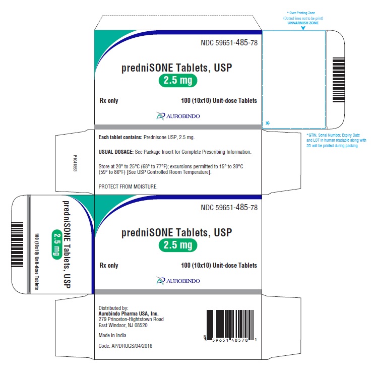 PACKAGE LABEL-PRINCIPAL DISPLAY PANEL - 2.5 mg 100(10x10) Unit-dose Tablets