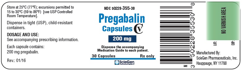 PRINCIPAL DISPLAY PANEL - 200 mg Capsule Blister Pack