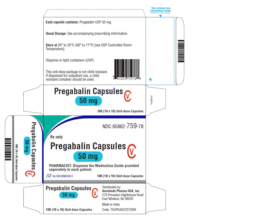 PACKAGE LABEL-PRINCIPAL DISPLAY PANEL - 50 mg 100 (10 x 10) Unit-dose Capsules