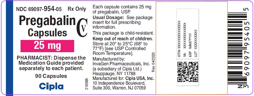 PRINCIPAL DISPLAY PANEL - 25 mg