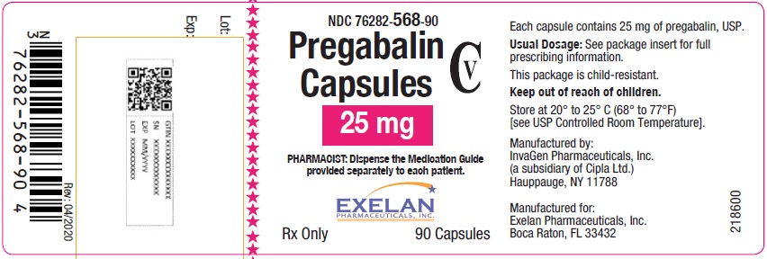 PRINCIPAL DISPLAY PANEL - 25 mg