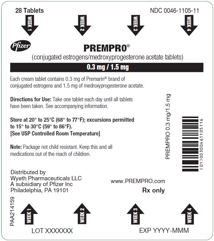 PRINCIPAL DISPLAY PANEL - 0.3 mg / 1.5 mg Blister Card