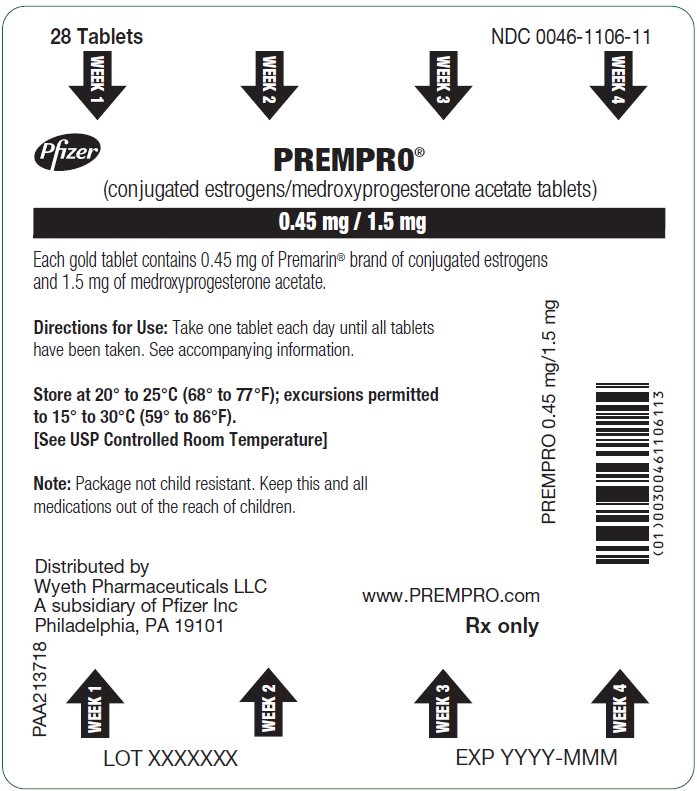 Principal Display Panel - 0.45 mg / 1.5 mg Blister Card