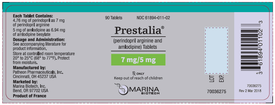 PRINCIPAL DISPLAY PANEL - 7 mg/5 mg Tablet Bottle Label