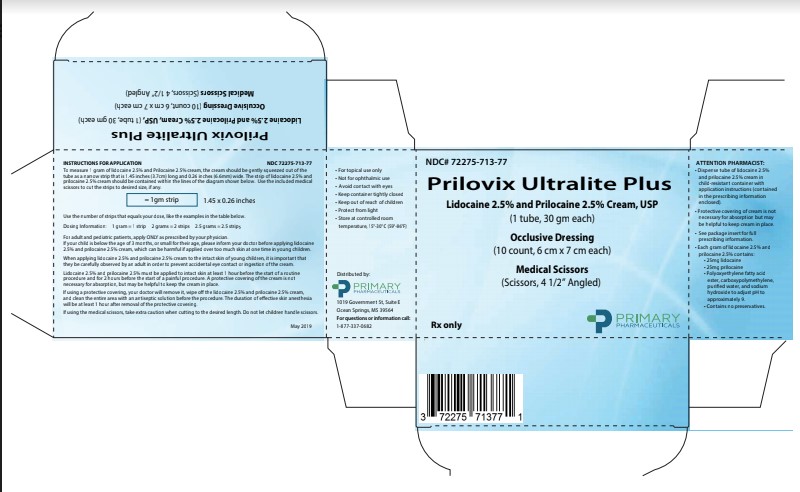 Prilovix Ultralite Plus | Lidocaine 2.5% And Prilocaine 2.5% Kit Breastfeeding
