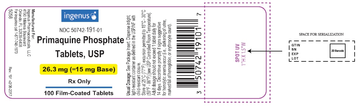 26.3 mg 100 Tablets Label