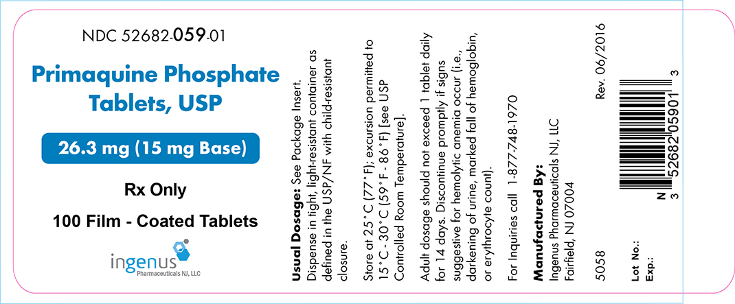 26.3 mg 100 Tablets Label
