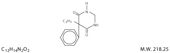 This is an image of the structural formula of primidone.