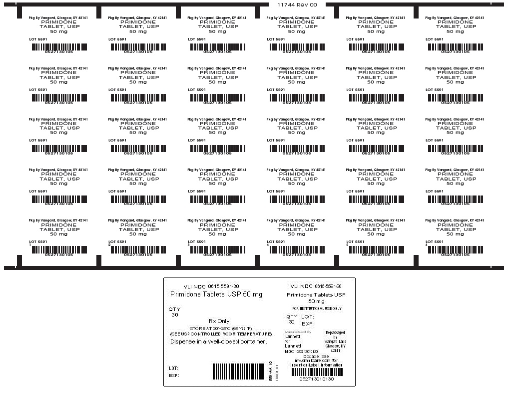Primidone 50mg unit dose label