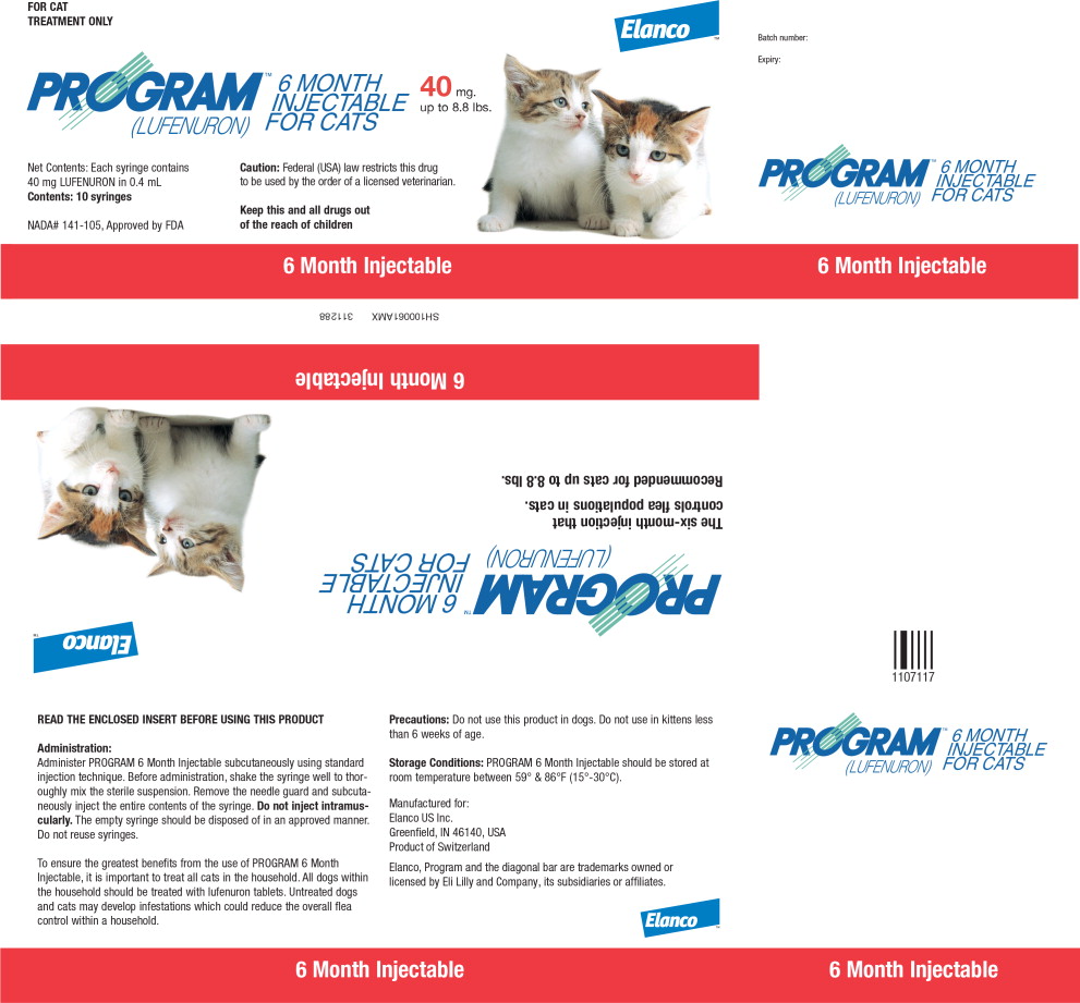 Principal Display Panel - Principal Display Panel - Program 6 Months Injectable 40 mg Carton Label
