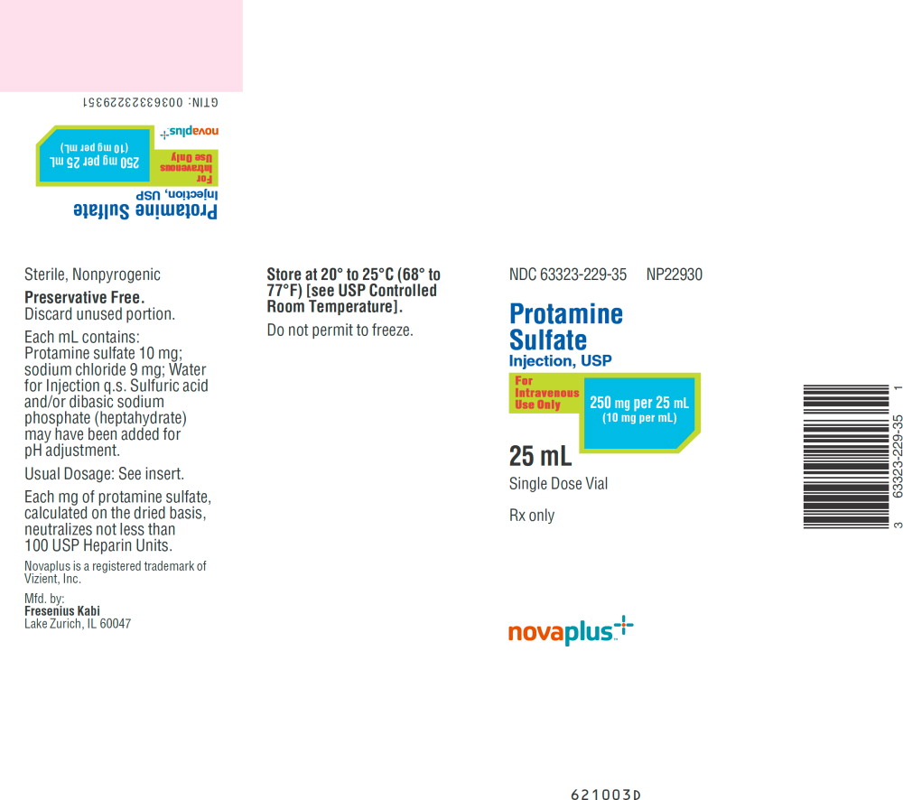 PACKAGE LABEL - PRINCIPAL DISPLAY - Protamine 25mL Single Dose Vial Label
