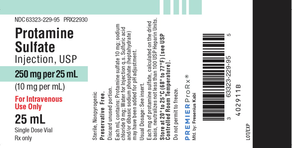 PACKAGE LABEL - PRINCIPAL DISPLAY – Protamine 25 mL Single Dose Vial Label
