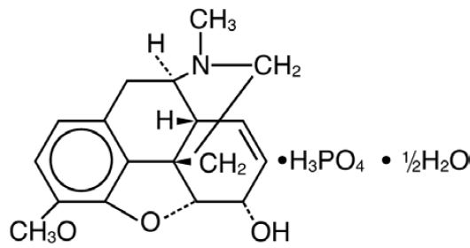 Codeine chem draw structure