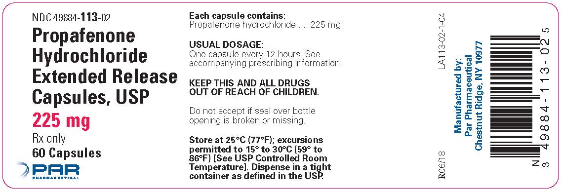 225 mg label - 60 capsules
