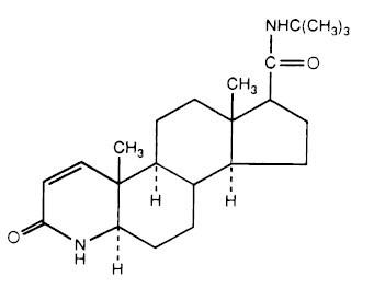 image of finasteride chemical structure