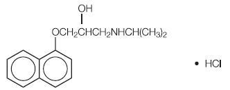 Propranolol Structural Formula
