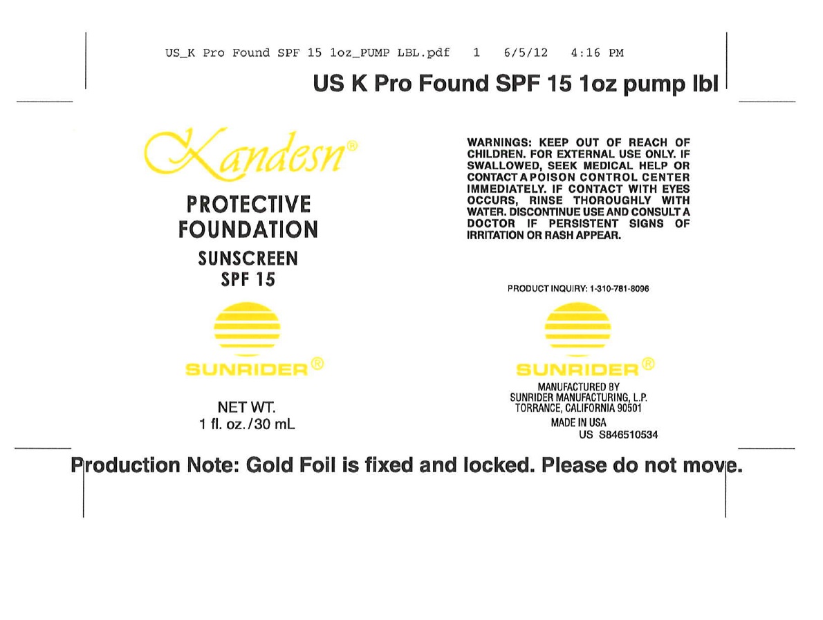 Protective Foundation Sunscreen Spf 15 404 Light Beige | Sunscreen, Avobenzone, Octinoxate Emulsion Breastfeeding