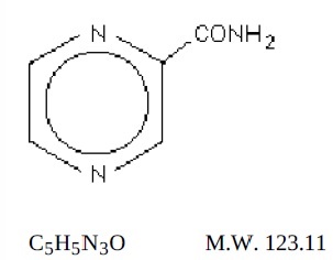 pyrazinamide-structure