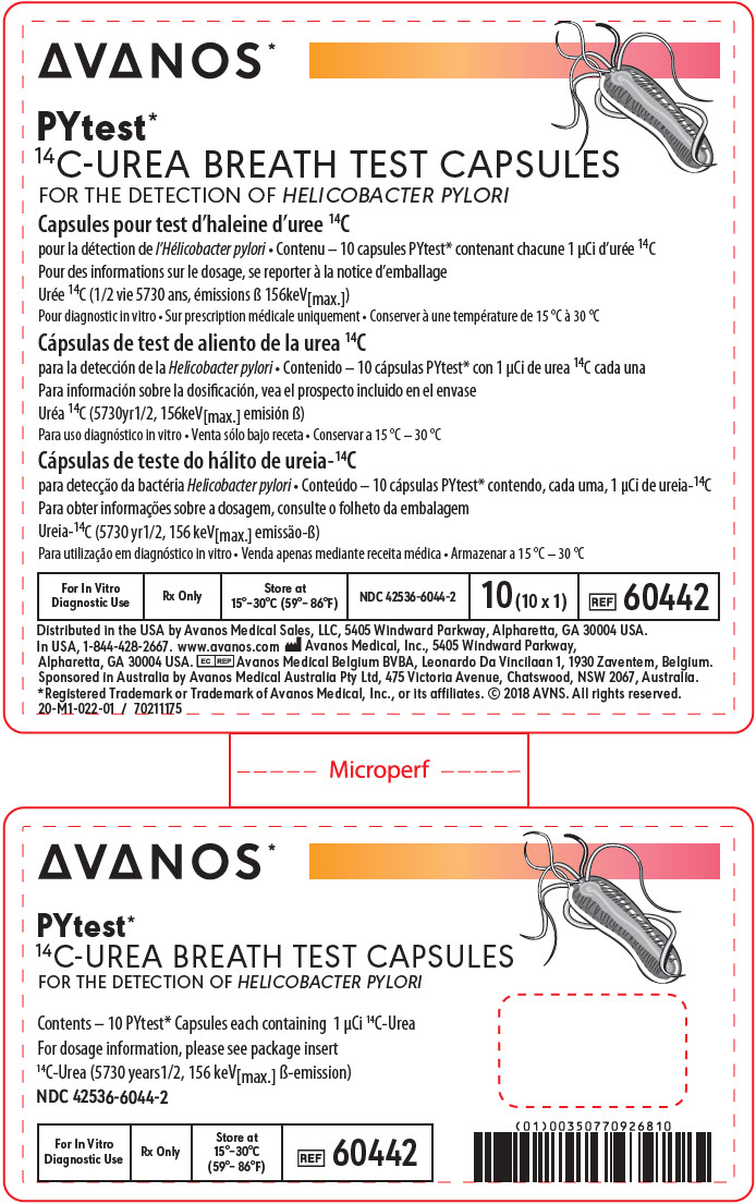 PRINCIPAL DISPLAY PANEL - 10 Capsule Package Label