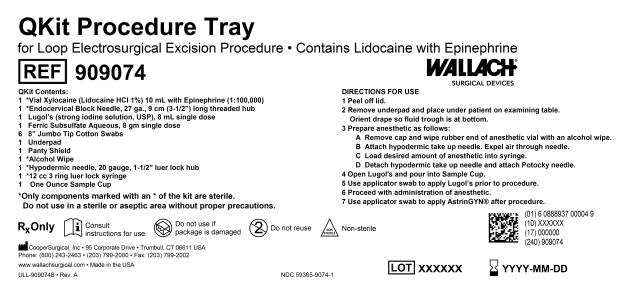 QKit Procedure Tray
NDC # 59365-9074-1
