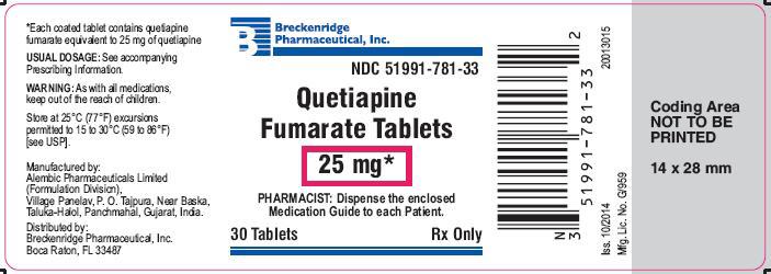 25 mg-30 Tablets in HDPE bottle