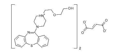 quetiapine fumarate structural formula