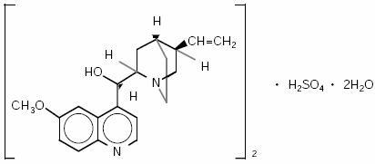 Quinidine Sulfate Structural Formula