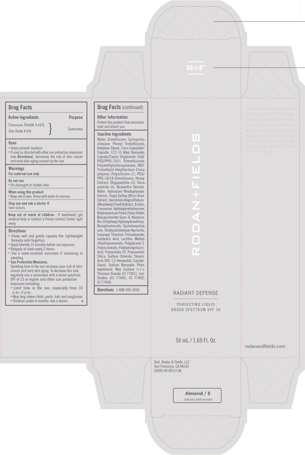 Principal Display Panel – 50 mL Almond Box Label
