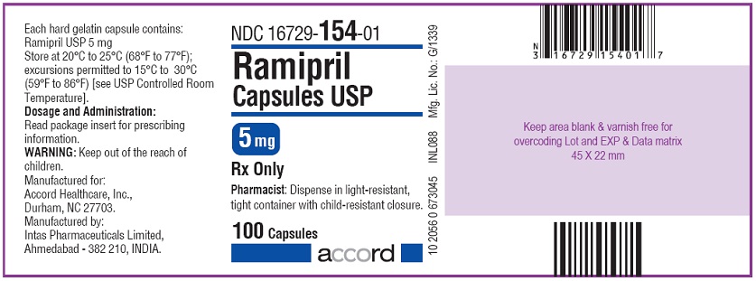 5mg - 100 Capsule count bottle label