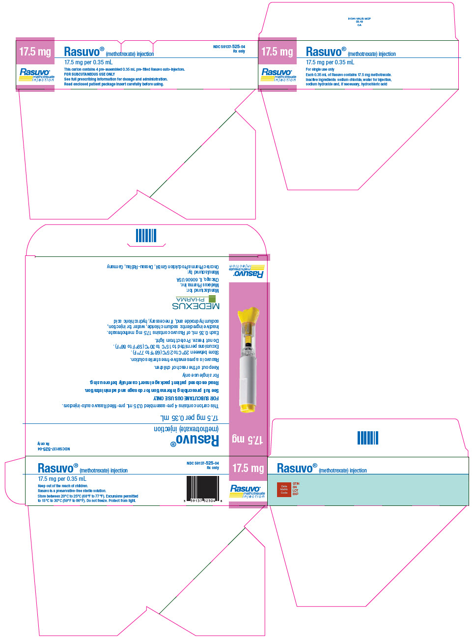 PRINCIPAL DISPLAY PANEL - 17.5 mg Auto-Injector Carton