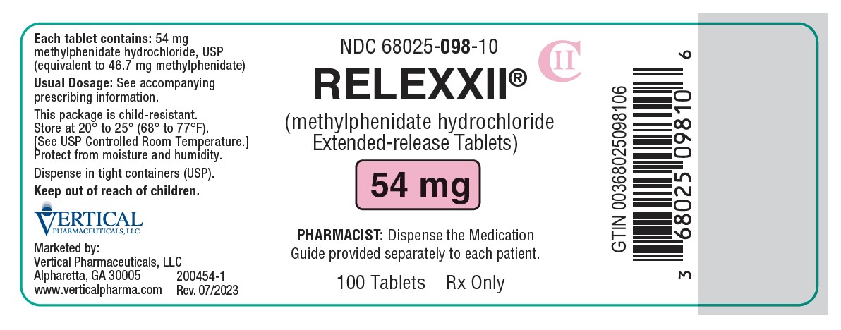 RELEXXII 54 mg 100ct BL