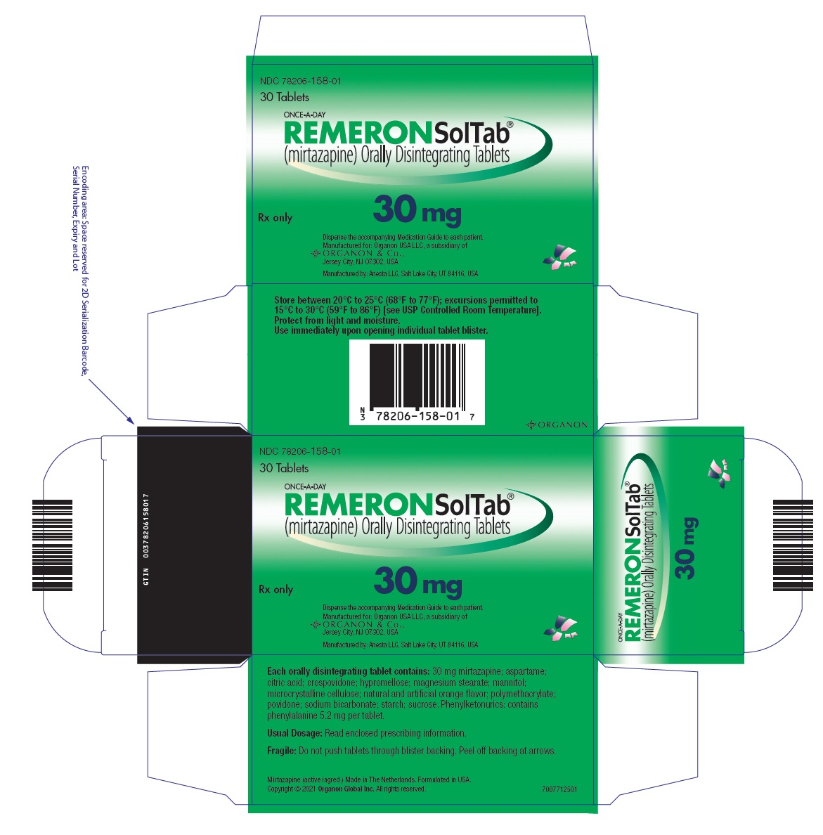 PRINCIPAL DISPLAY PANEL - 30 mg Tablet Blister Pack Box