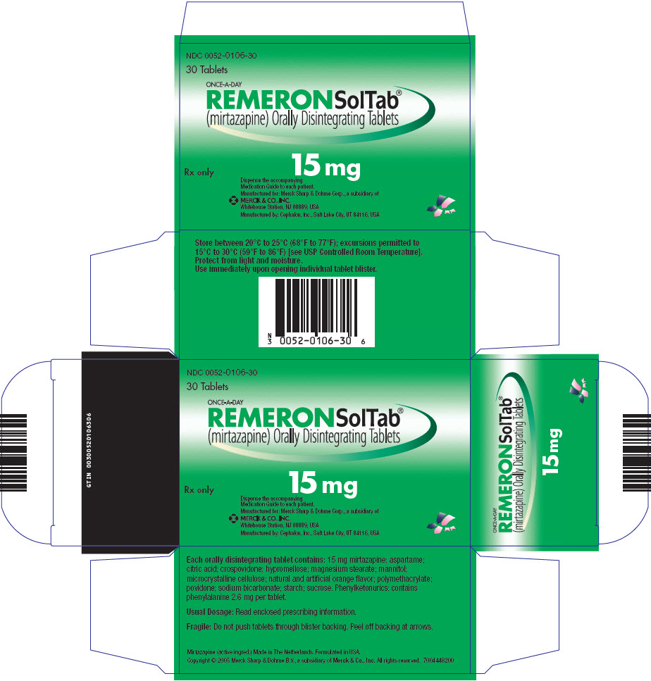 PRINCIPAL DISPLAY PANEL - 15 mg Tablet Blister Pack Box