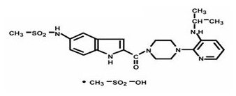 delavirdine chemical structure