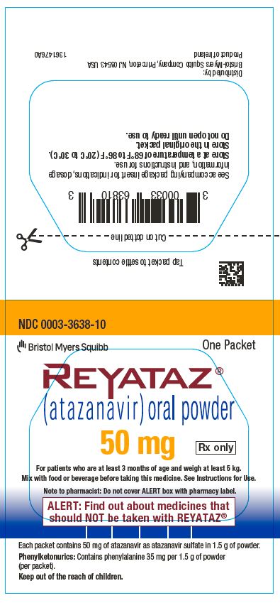 Reyataz 50 mg packet