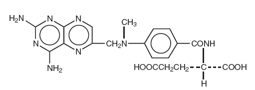 Methotrexate structural formula