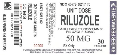 Rluzole Tablets USP 50 mg