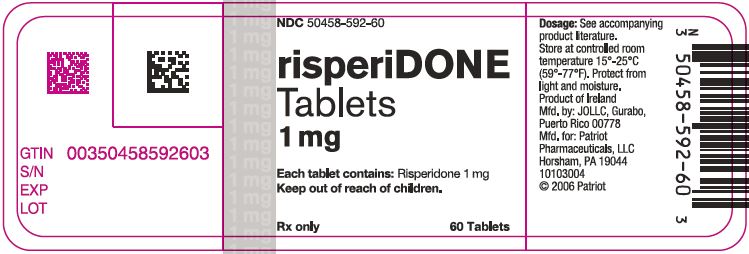 PRINCIPAL DISPLAY PANEL - 1 mg Tablet Label