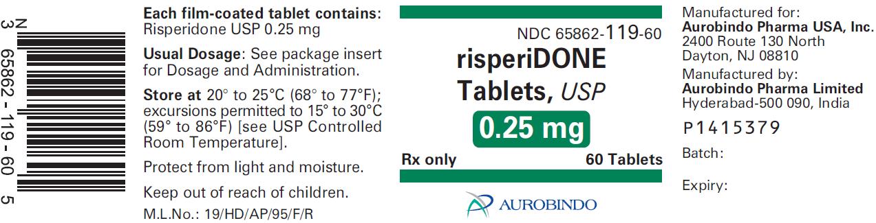 PACKAGE LABEL-PRINCIPAL DISPLAY PANEL – 0.25 mg (60 Tablet Bottle)