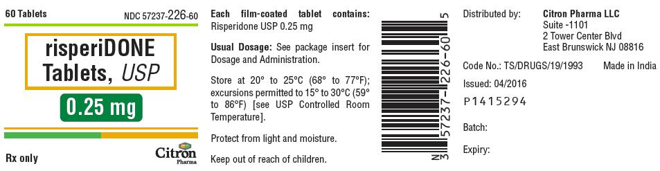 PACKAGE LABEL-PRINCIPAL DISPLAY PANEL - 0.25 mg (60 Tablets Bottle)