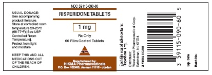 Risperidone Tablets, 1 mg/60 tablets