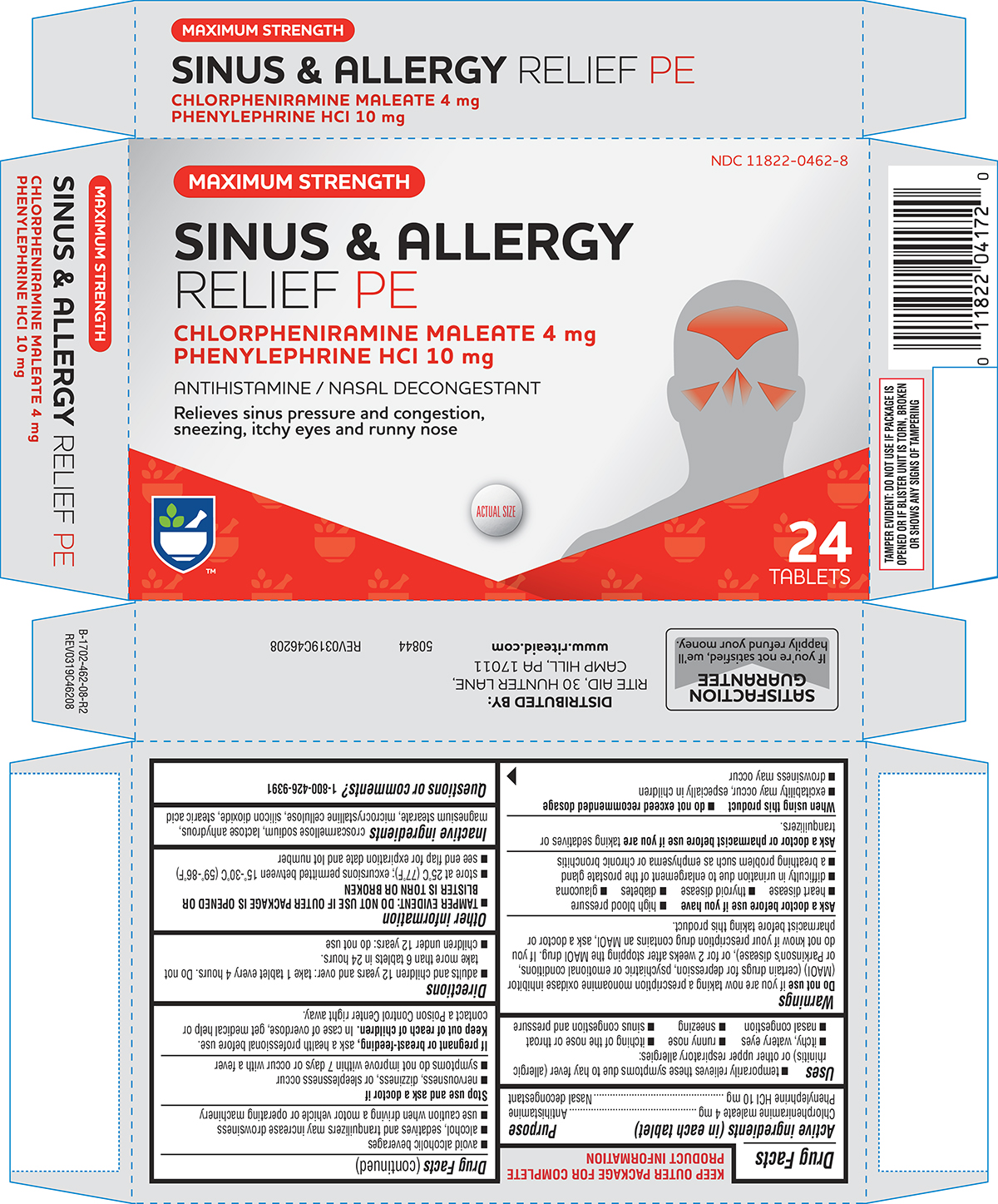 Sinus And Allergy Relief Pe | Chlorpheniramine Maleate And Phenylephrine Hcl Tablet while Breastfeeding