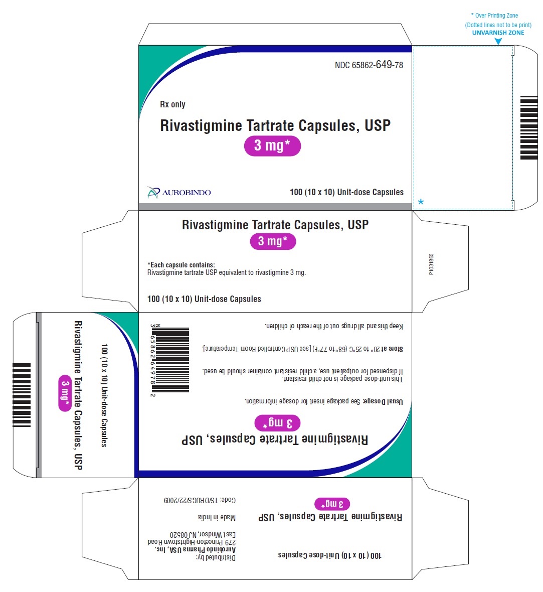 PACKAGE LABEL-PRINCIPAL DISPLAY PANEL - 3 mg Blister Carton (10 x 10 Unit-dose)